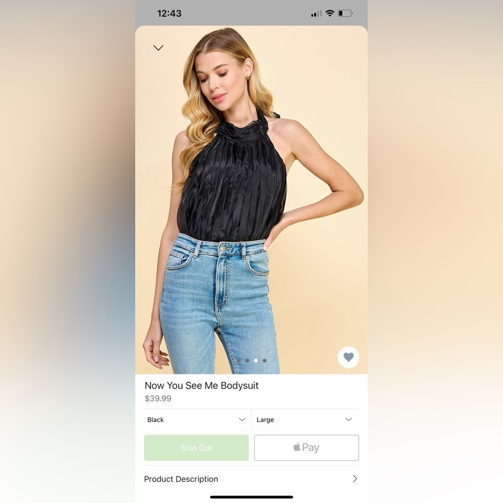 NWT Pants Store black body suit